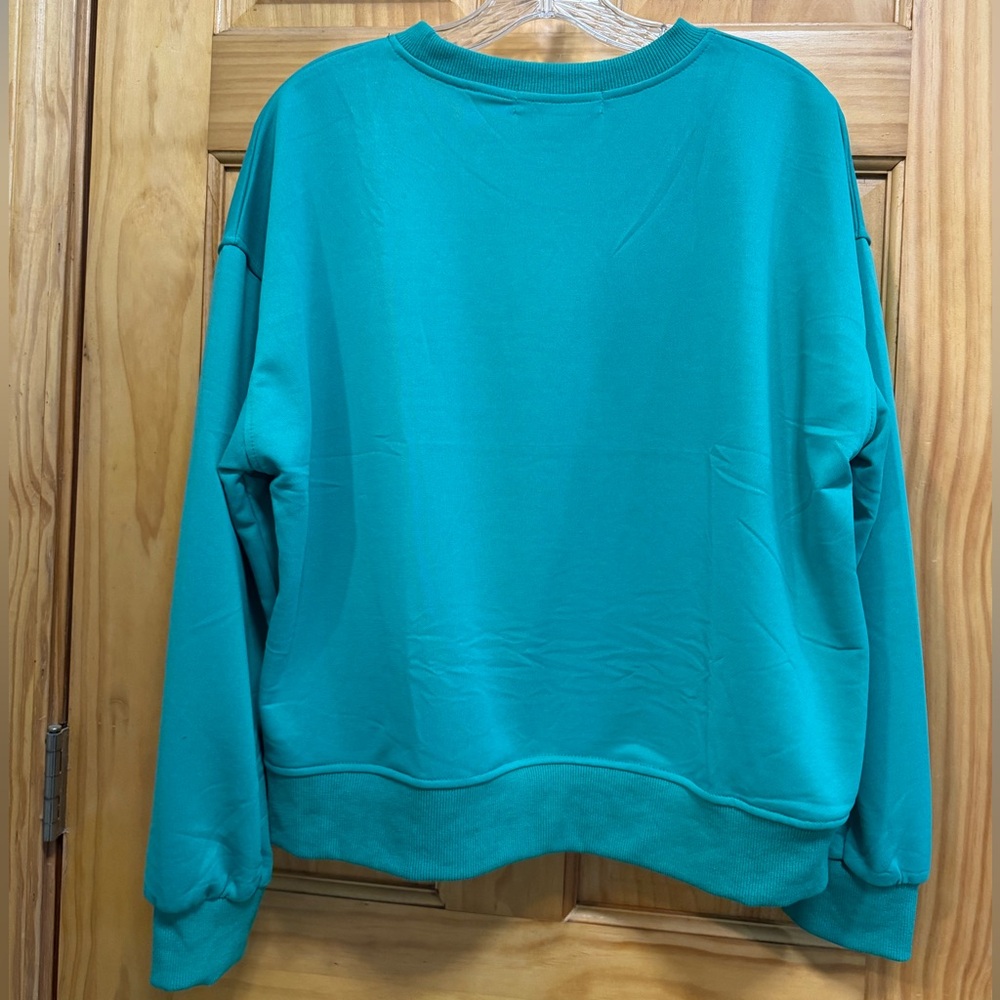 Christmas String Lights With Sequins Green Sweats… - image 3